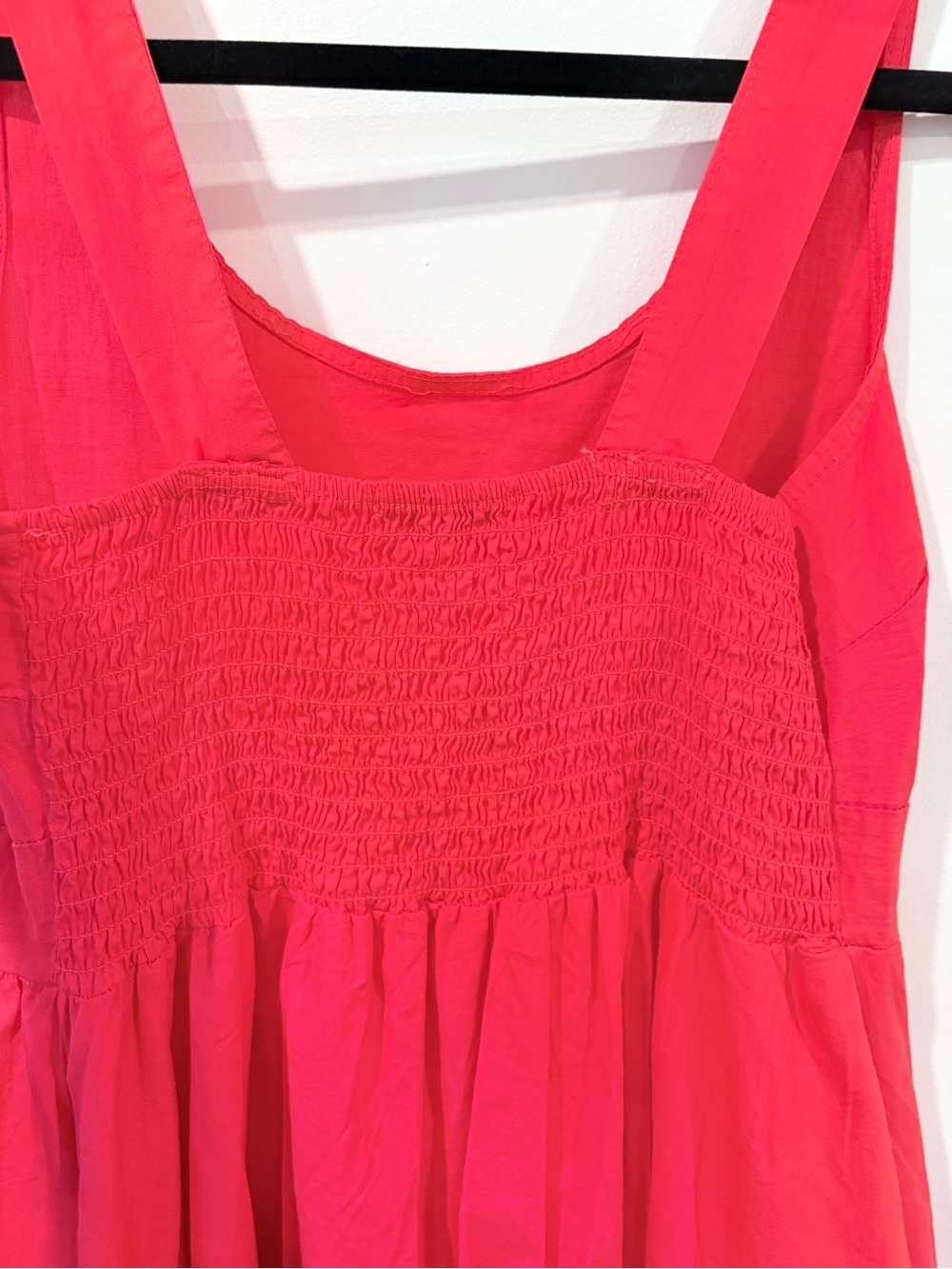 La Piccola Creativa Made in Italy Red Cotton Fit & Flare Bubble Hem Dress M - Picture 7 of 12